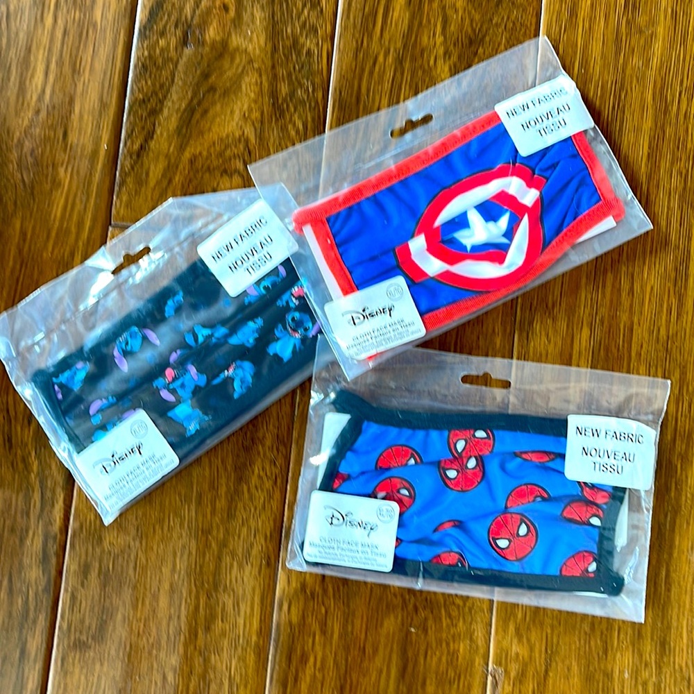 (3) Disney Masks Sz XL NWT~PRICE DROP!!!